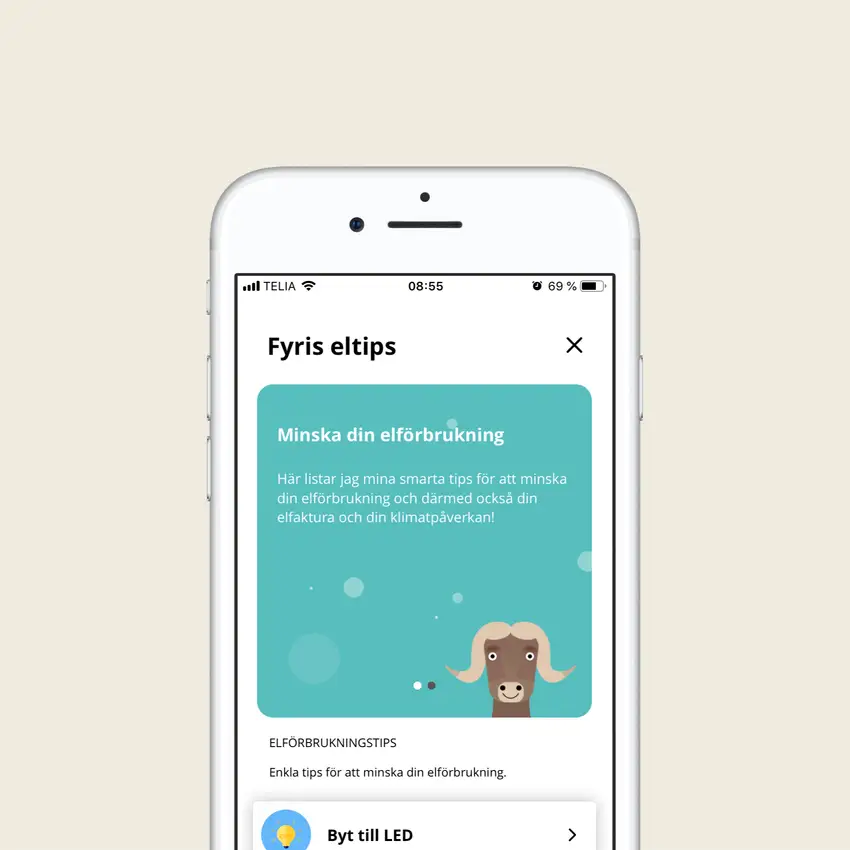 Fyrfasen app Fyris eltips